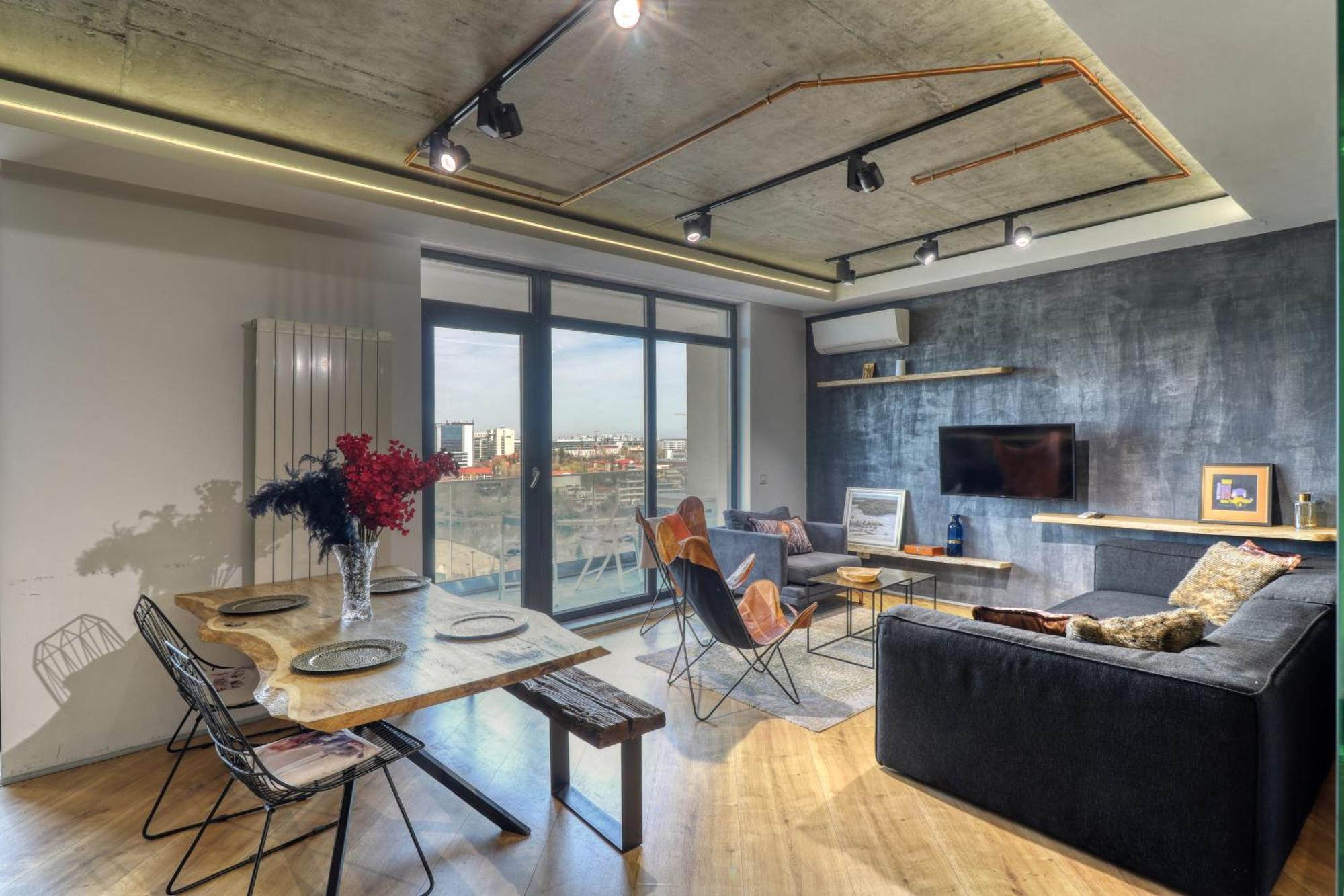 Penthouse Floreasca Bucareste Exterior foto