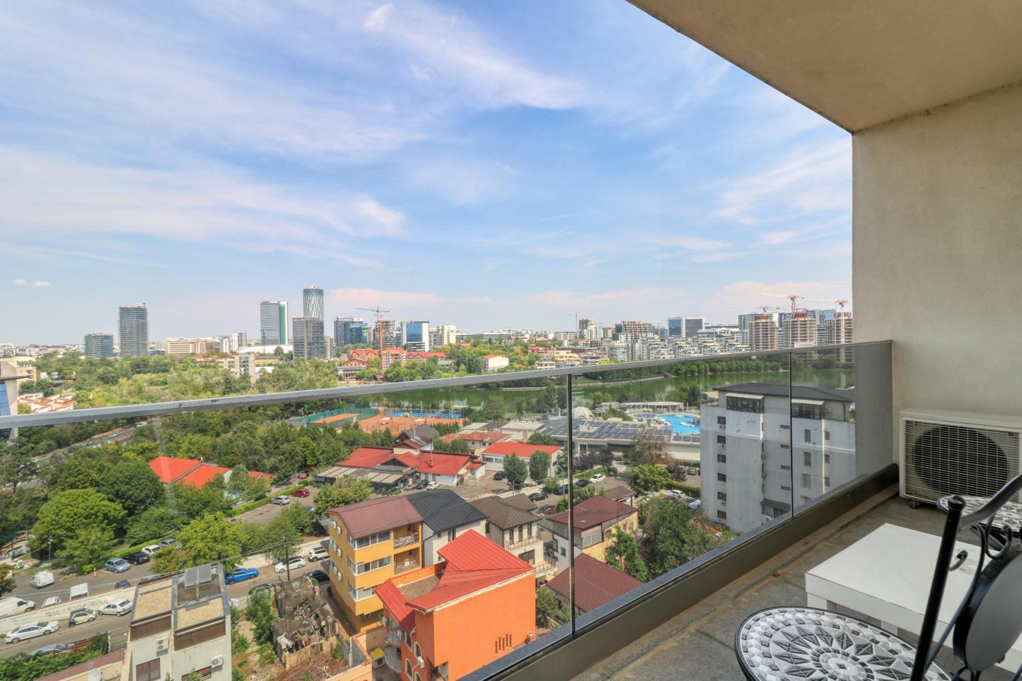 Penthouse Floreasca Bucareste Exterior foto